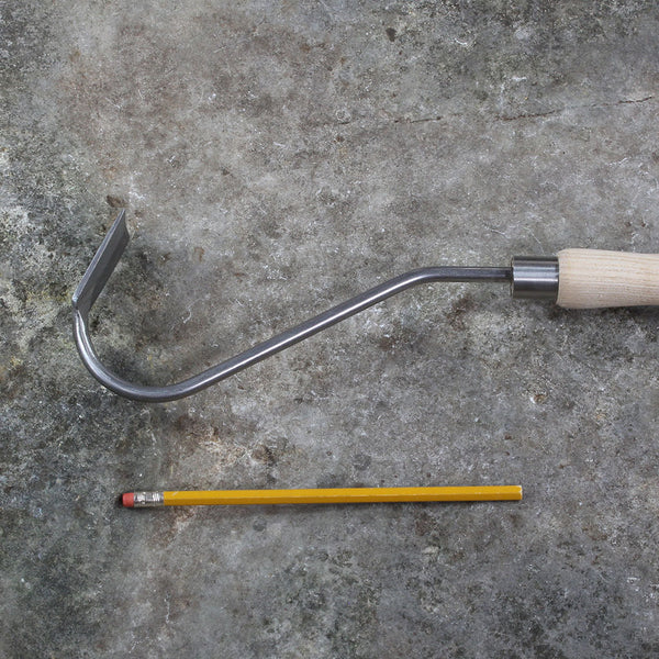Raised Bed Narrow Garden Hoe by Sneeboer - size comparison