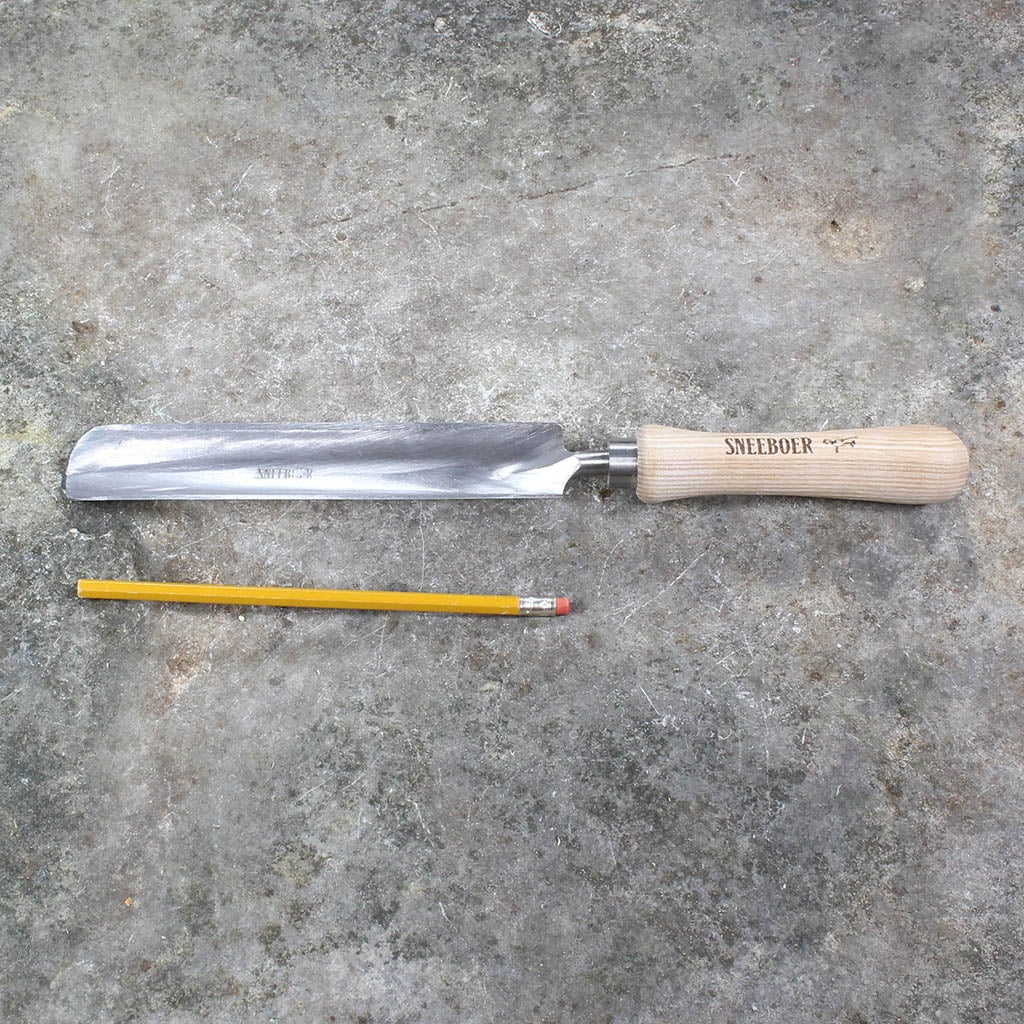 Rockery Garden Trowel by Sneeboer Tools - size comparison 