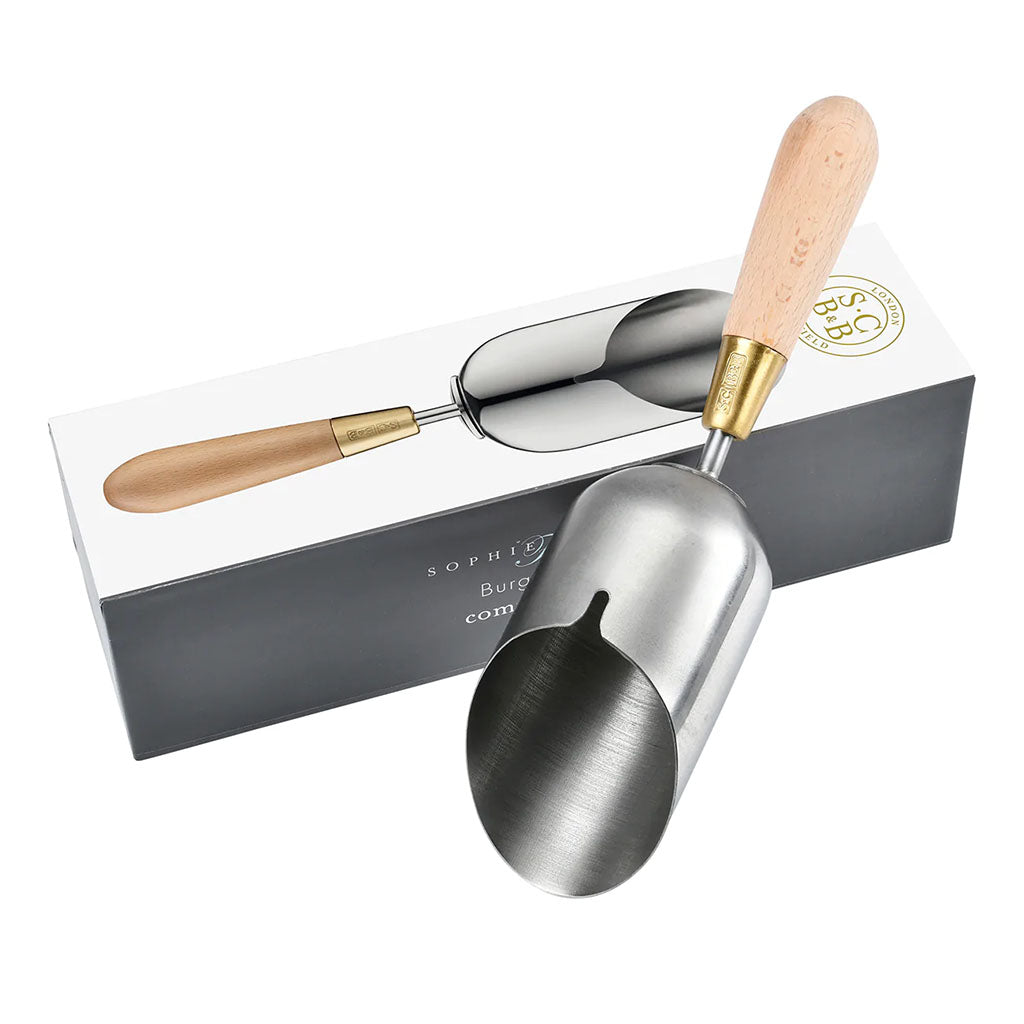 Sophie Conran Compost Scoop by Burgon & Ball gift box