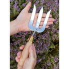 Sophie Conran Garden Hand Fork by Burgon & Ball in use