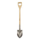 D-Handle Tapered Border Spade by Sneeboer - full view