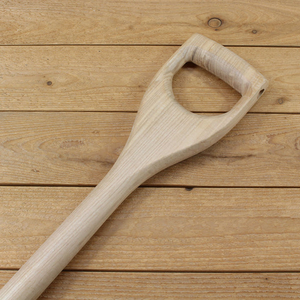 D-Handle Tapered Border Spade by Sneeboer handle detail