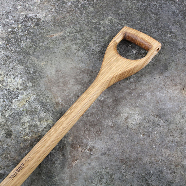 Tapered Garden Spade D-Handle by Sneeboer - old school ash hardwood D-handle